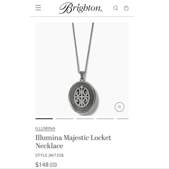 🎊SOLD🎊Brighton Illumina Majestic Reversible Locket Necklace BRAND NEW WITH TA… - Picture 10 of 13